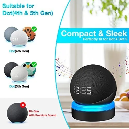 Soporte De Mesa Zuolaco Para Echo Dot De 4.ª Y 5.ª Generació