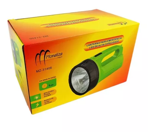 Lanterna9 led recarregavel monaliza import