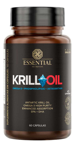 Krill Oil Essential Nutrition 60 Cápsulas