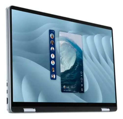 Notebook 2 em 1 Dell Core Ultra7 Series2 de 16 GB e 1 TB Arc Aluminium Ice Blue - R$ 5.344,09