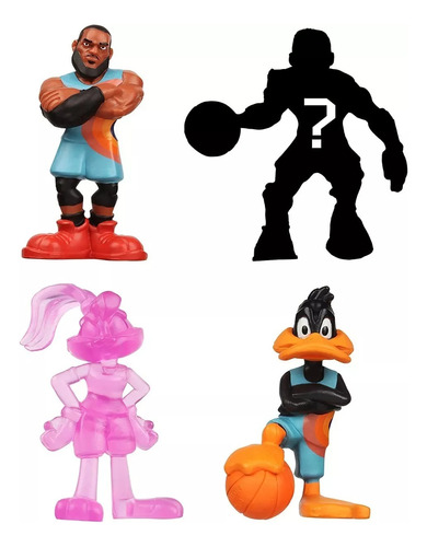 Space Jam A New Legacy Pack X 4 Mini Figuras Original Wabro