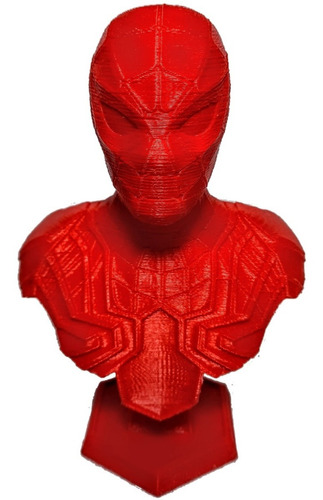 Spiderman Hombre Araña Busto Figura Marvel 3d