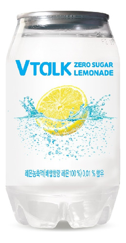 Bebida Coreana Zero Sugar Lemonade 3 Piezas 