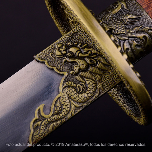 Imagen 5 de 10 de Espada Sable Dao Full Tang Acero Carbono Zhejiang Filo Extre
