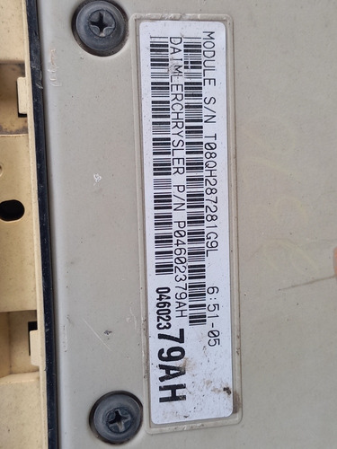 Modulo Caja De Fusibles Bcm Cirrus Stratus 01-06 #561 (Usado)