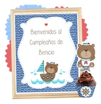 Comprar Kit Imprimible Náutico Baby Shower Invitaciones Nene Varón