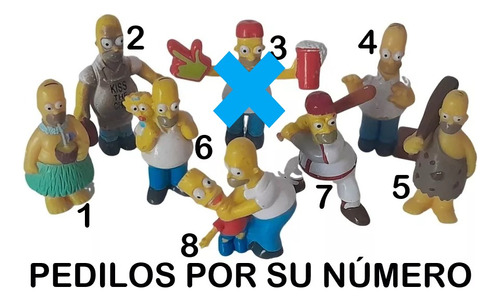 Figura Homero Simpsons Coleccion Huevo Jack Juguete Muñeco 