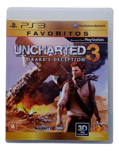 Uncharted 3 Drakes Deception  Ps3 Midia Fisica 