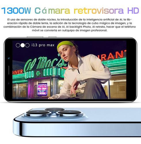 Imagen 6 de 10 de Smartphone Android I13 Pro Max 5.0 Pulgadas Ram2gb Rom8gb 4g