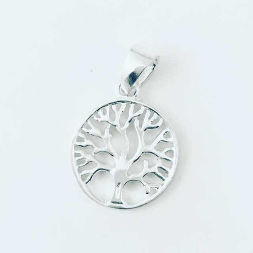 Dije Medalla Árbol De La Vida En Plata 925 . Inspira Joyas