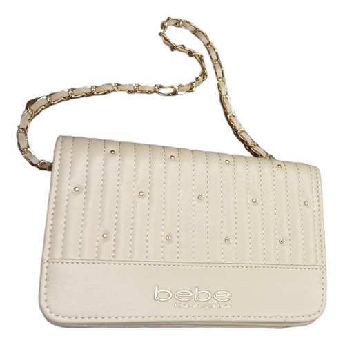 Crossbody Bebe Aliah Flap Beige Original