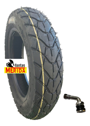 Llanta 3.50-10 (100/90-10) De 6 Capas Reforzada Tubeless