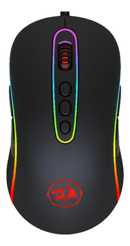 Mouse 
gamer de juego Redragon  Phoenix M702-RGB negro
