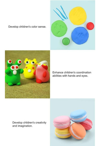 Plastilina 36c Ultraligera: Secado Aire Diy Pa' Peques