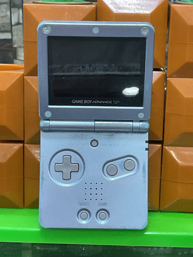 Gameboy Advance Sp Doble Brillo Carcasa Original | Cargador Celeste (Reacondicionado)