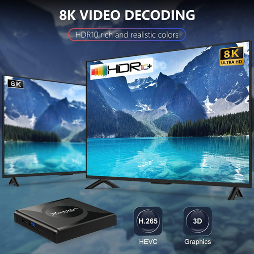 Android Tv Box 130, 4 Gb De Ram, 32 Gb De Rom, Android Box R