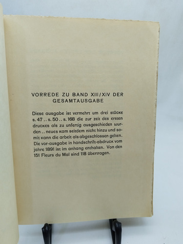 Baudelaire Die Blumen Des Bösen Stefan George (Usado)