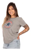 Comprar Remera Converse Patch Mujer Gris Mujer
