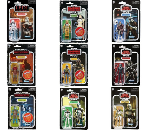 Star Wars 9 Figuras Star Wars Kenner Originales