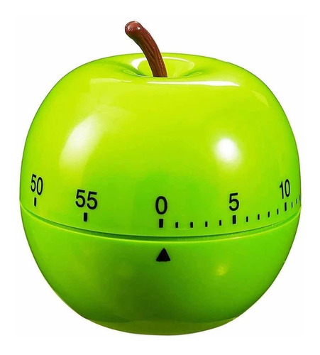 Temporizador De Cocina Forma Manzana Timer Cocina 