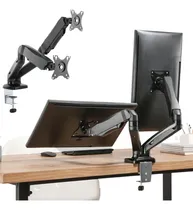 Comprar Suporte A Gás Para 2 Monitores Sm-341b Vesa 100x100 13\u002F27 Cor Preto