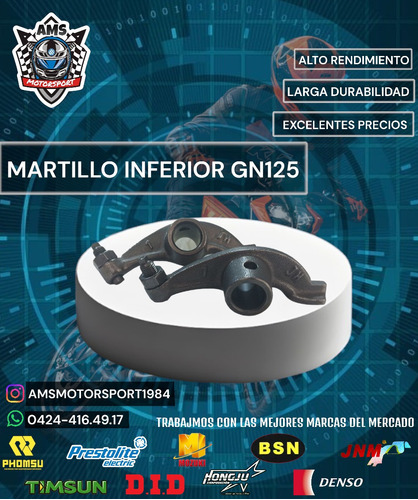 Martillo Inferior Gn125