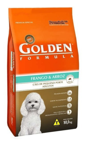 Ração Golden Formula Cães Adultos Frango Arroz Mini Bits10kg