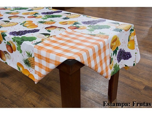 Toalha De Mesa Plastico Dupla  Face 1,40x4,00m Estampadas