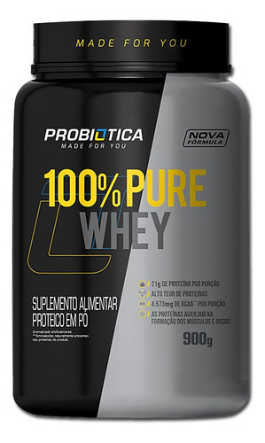 Combo 5x - 100% Pure Whey Probiotica (potes De 900g Cada)