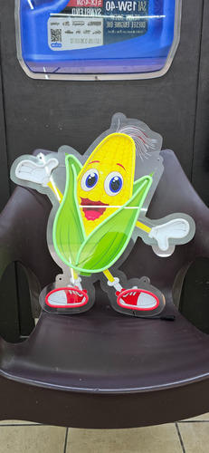 Anuncio Luminoso Elote Imagen Uv Y Neon Led 55x54