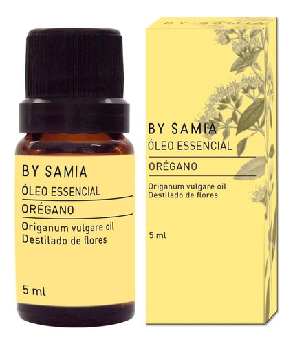 Óleo Essencial Orégano 5ml By Samia