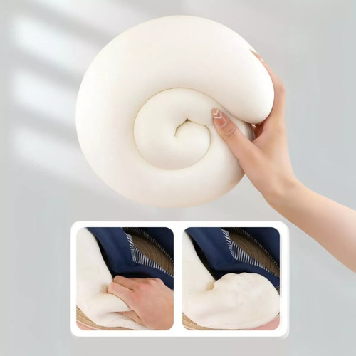 Cojín Para Cuello Modelo Rayado Ajustable Para Viajes Largos