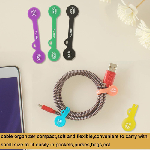 Packs Magnetic Cable Clips Earbuds Cord Organizers Ee...