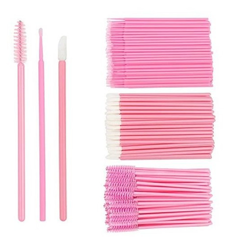 Cepillo De Rímel - 300 Pack Disposable Makeup Brushes Sets M