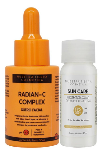 Suero Orgánico De Vitamina C Estable Y Escualeno De Oliva Tipo de piel Todo tipo de piel
