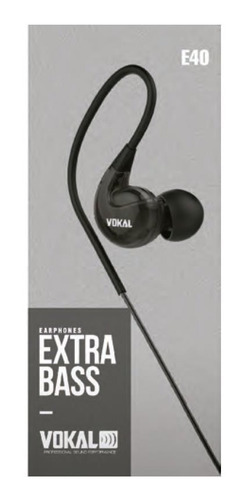 Imagem 2 de 4 de Fone De Ouvido Retorno Vokal E40 Vermelho Monitor In Ear