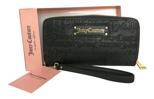 Cartera Monedero Juicy Couture Negro Monograma mod.36