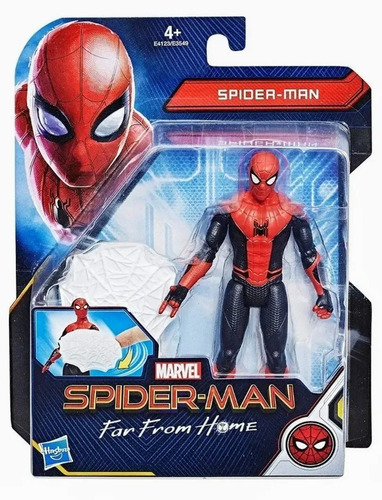 Spiderman Con Escudo Blanco Telaraña Marvel Far From Home