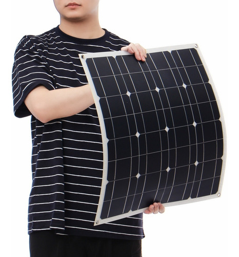 Imagen 6 de 8 de 150w 18v Flexible Eva + Mascota Monocristalino Panel Solar C