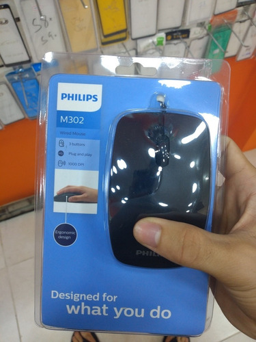 Mouse Philips Wired Modelo M302
