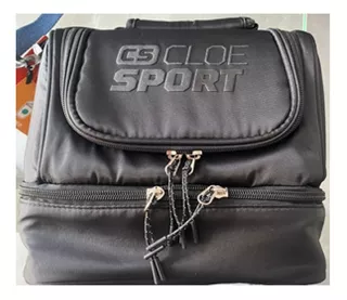 Escolares Cloe Sport P20 833 Negro /lonchera Chico