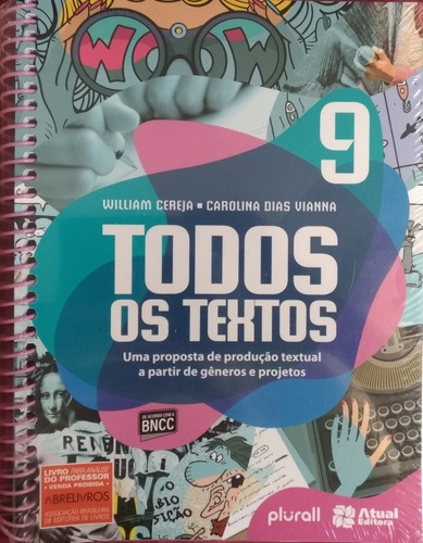 Todos Os Textos 9, De William Cereja - Carolina Dias Vianna. Editora Atual Em Português