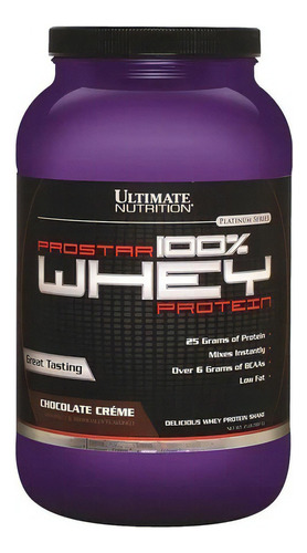 Suplemento en polvo Ultimate Nutrition  Prostar Whey proteínas sabor chocolate créme en pote de 907g