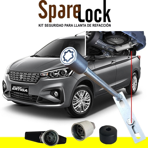 Kit Protege Tu Llanta De Refaccion Suzuki Ertiga 12x1.25 Tod