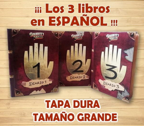 Libro Diario Gravity Falls 1,2y3 Español Promo Tdura + Taza!