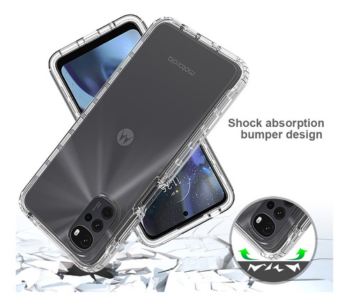 Imagen 3 de 5 de Para Motorola Moto G22 E32 Starry Sky Con Funda Protectora D