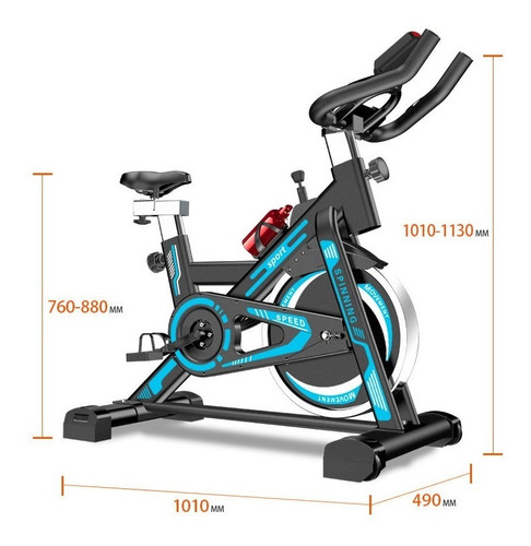 Bicicleta Estática Spinning+monitor+ Pedal Aluminio+ergonomi