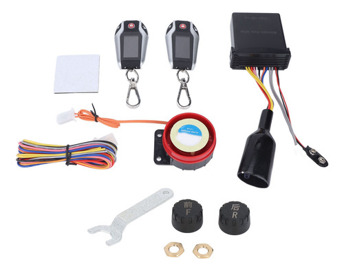 Sistema De Kit De Alarma Con Control Remoto Para Motocicleta