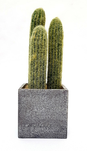 Cactus Con Maceta 10x28 Planta Artificial - Sheshu Garden