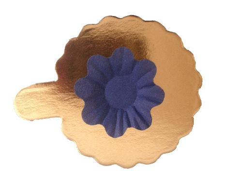 Blondas Azul Mini Flor X 50